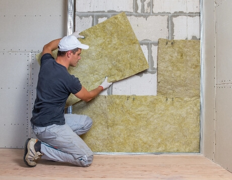 travaux d'isolation des murs par l'interieur